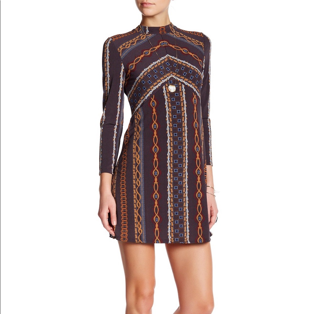 Free people Stella long sleeve Boho dress sweater